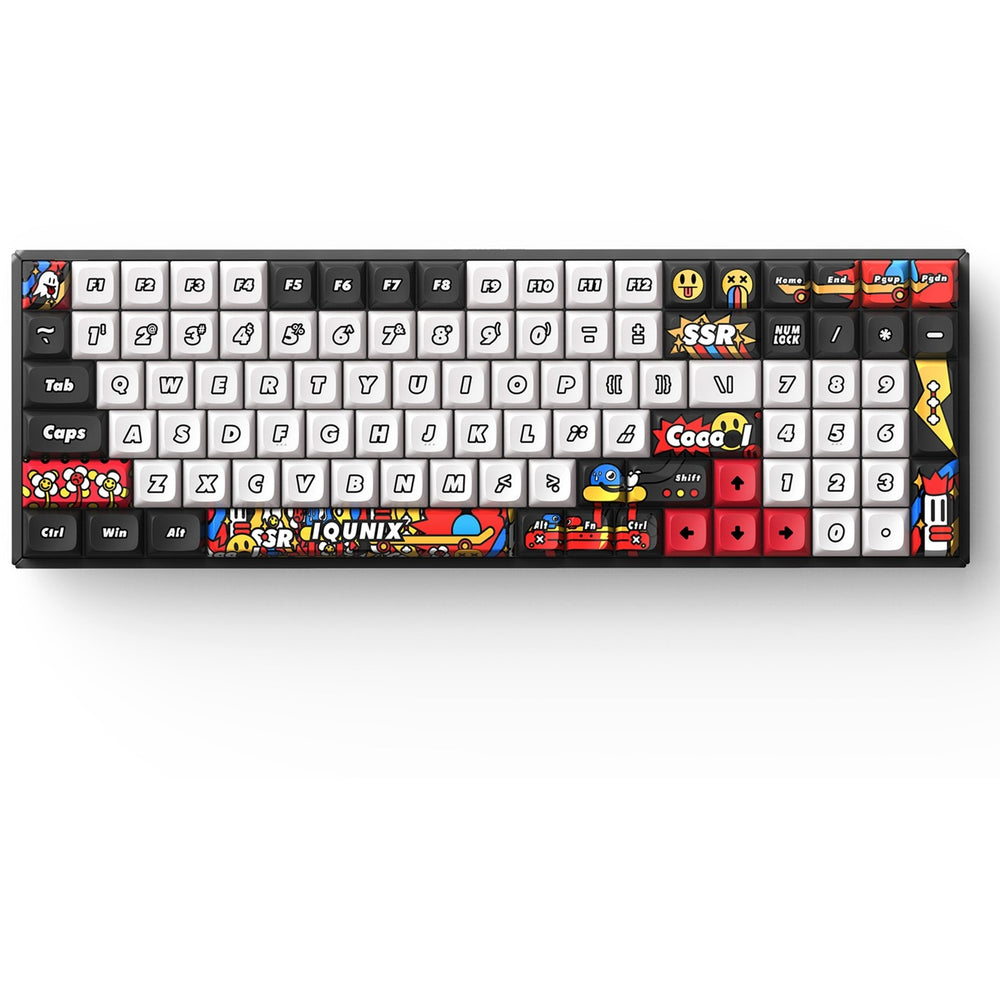 Iqunix F97 Graffiti Diary Draadloos Mechanisch Toetsenbord