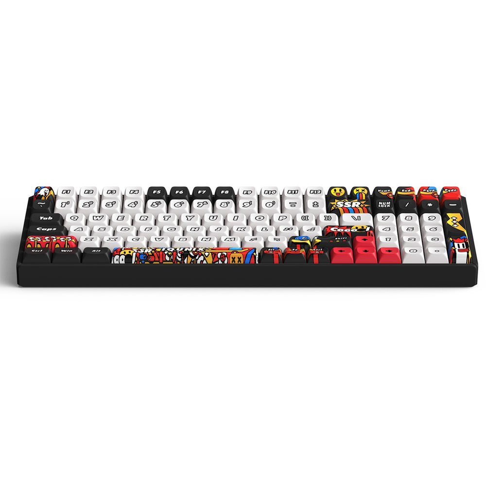 Iqunix F97 Graffiti Diary Draadloos Mechanisch Toetsenbord