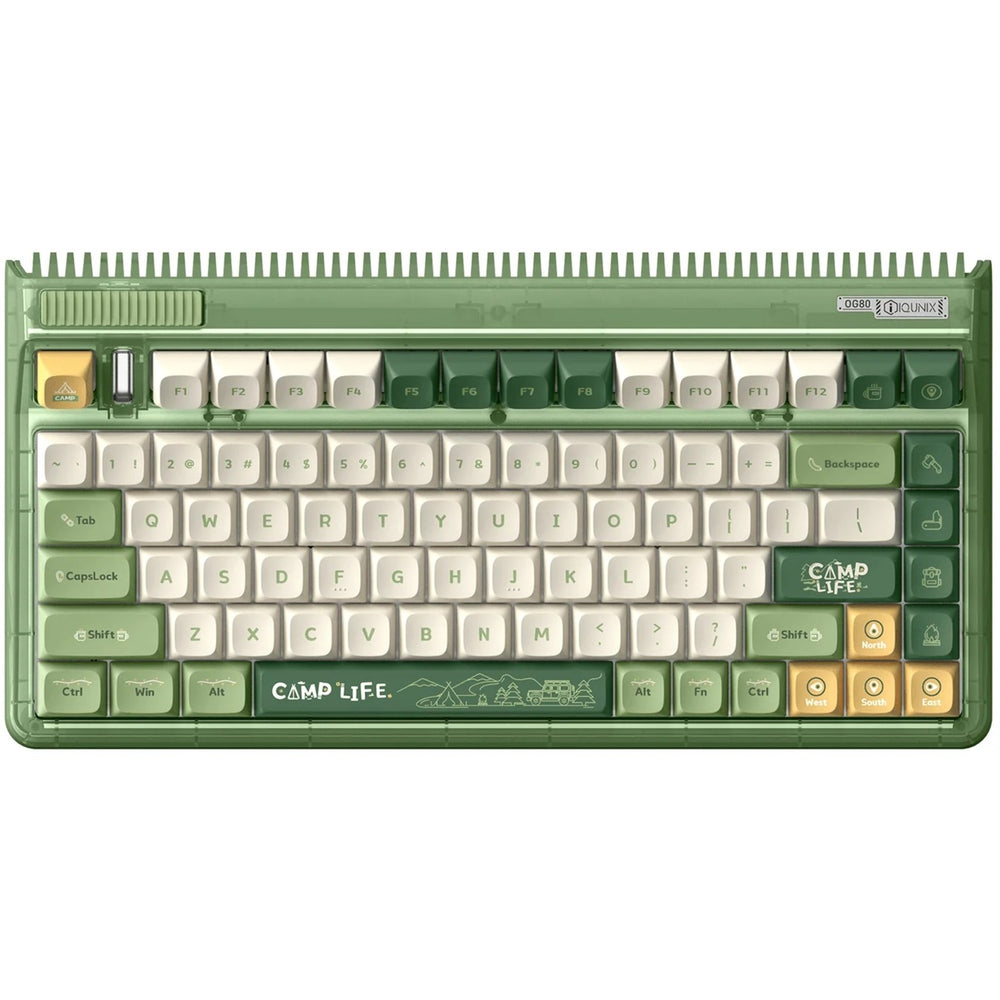 Iqunix OG80 Camping Draadloos Mechanisch Toetsenbord