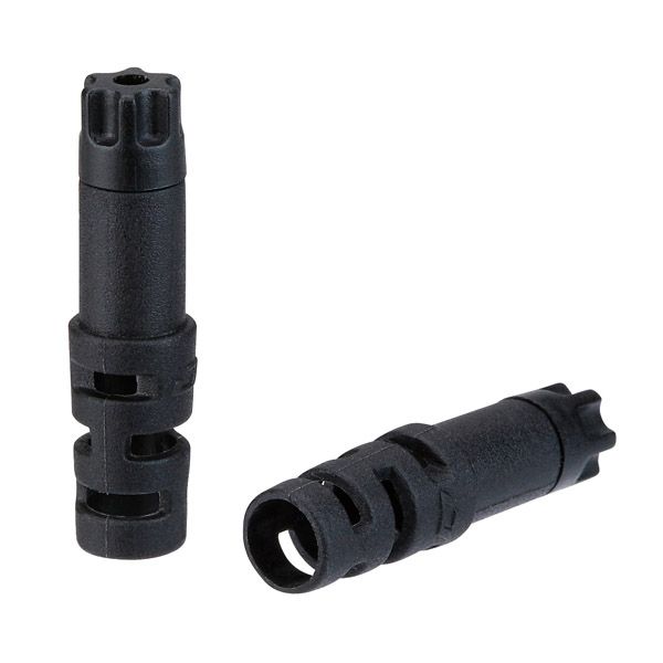 Jagwire end caps anti-kink - 4,5mm shift (braided) - plastic (30pcs) - black