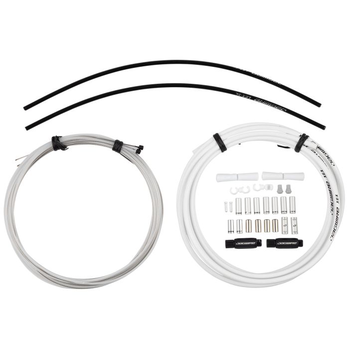 Jagwire 2x elite sealed shift kit - white