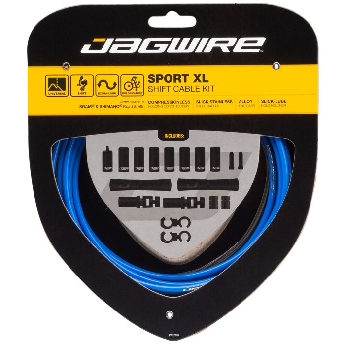 Jagwire sport shift xl kit - blue