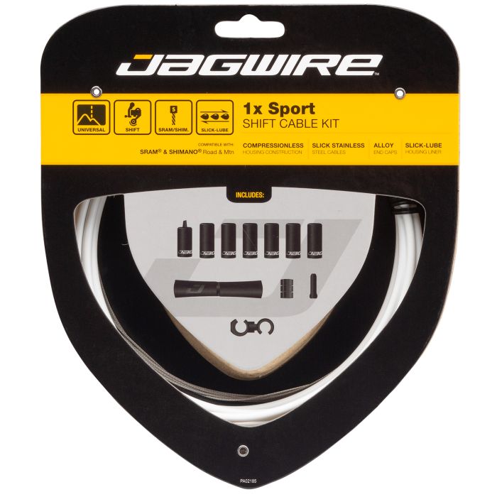 Jagwire 1x sport shift kit - white