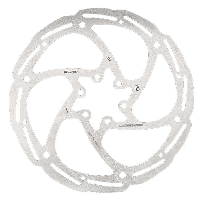 Jagwire basics br1 disc brake rotor - 6-bolt - 180mm