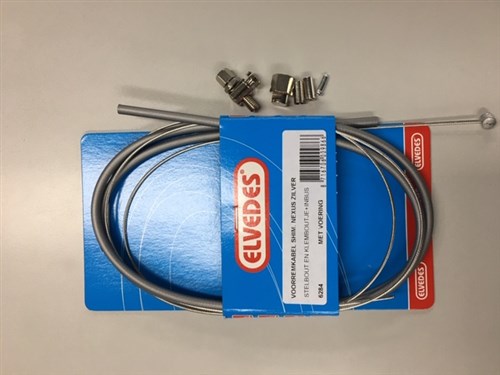 Voor remkabel nexus rollerbrake cpl. zilver6284