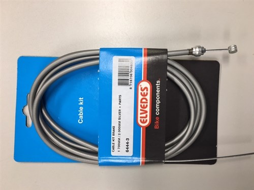 Brake cable set rear 6444-3 universal 1700 2000 mm grey