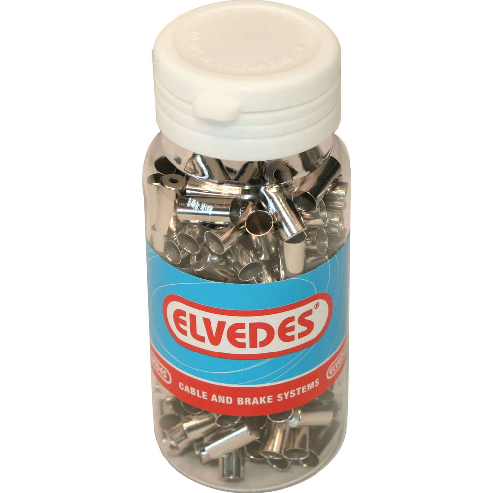 Capuchon anti-effilochage Elvedes en aluminium. diamètre 1.6mm, 500 en pot