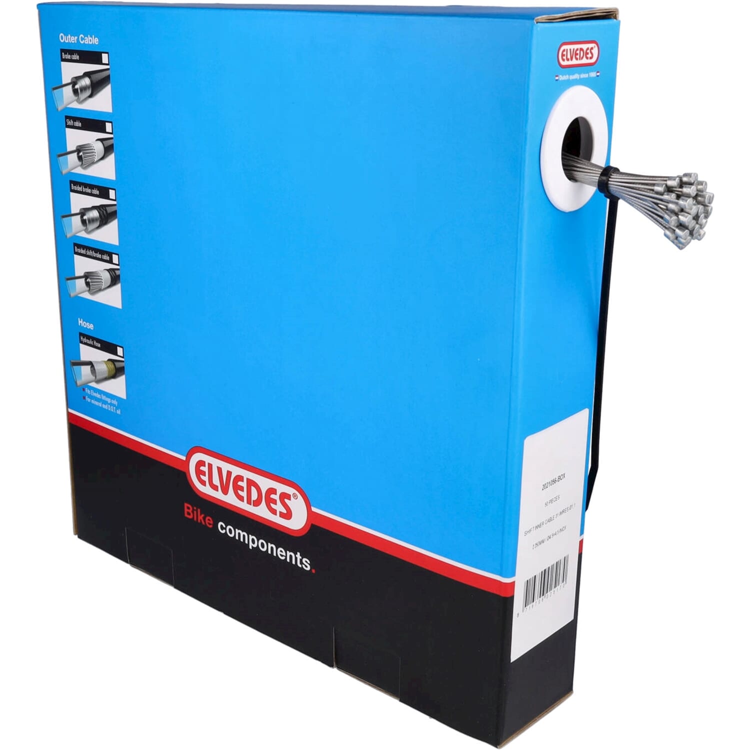 Elvedes schakelbinnenk 2250mm (50) RVS N-nippel 2021056-BOX