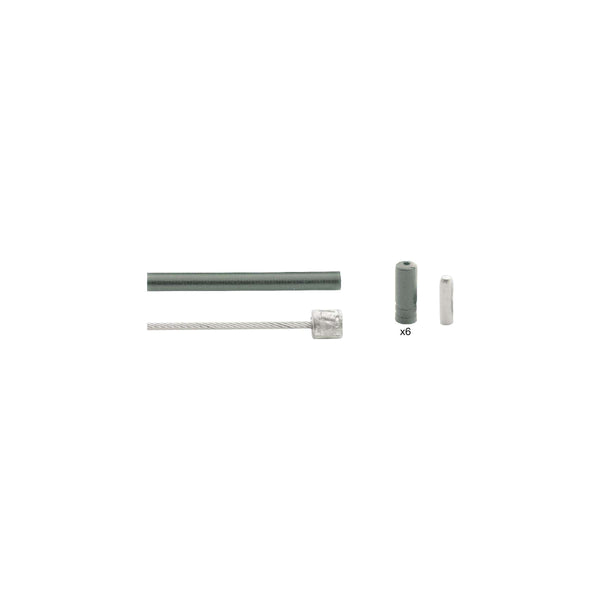 Versnellingskabelset 3-speed Elvedes Nexus 1700 2250 mm RVS - zilver (op kaart)