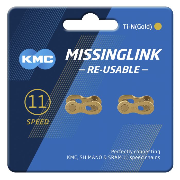 KMC Liaison de Connexion MissingLink 11R Ti-N Or 5.65mm 11v (2)