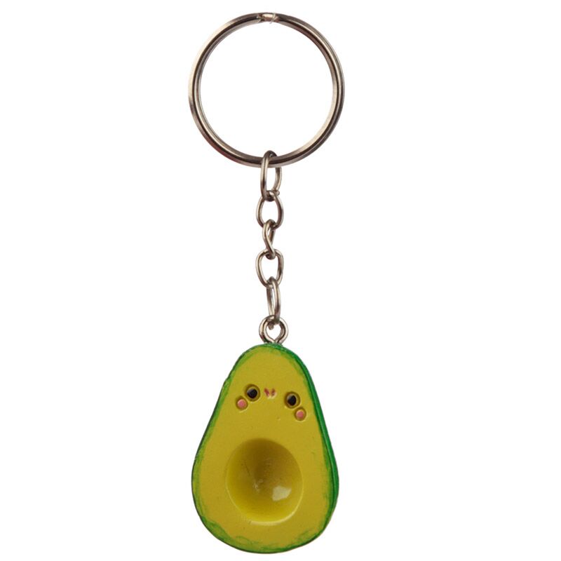 Kawaii avocadoset 2 sleutelhangers