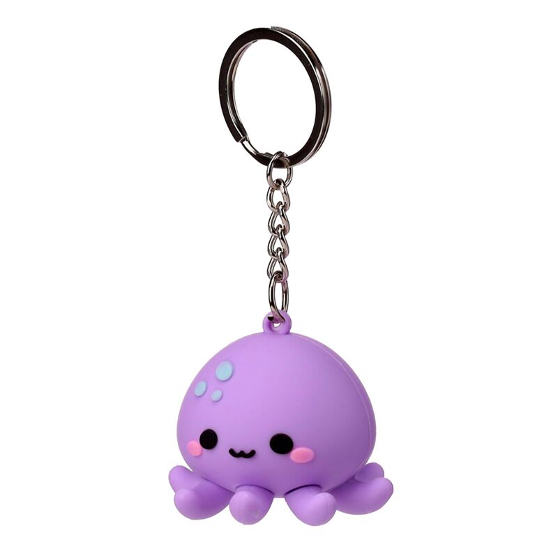 Wendy de octopus adoramals 3d pvc sleutelhanger