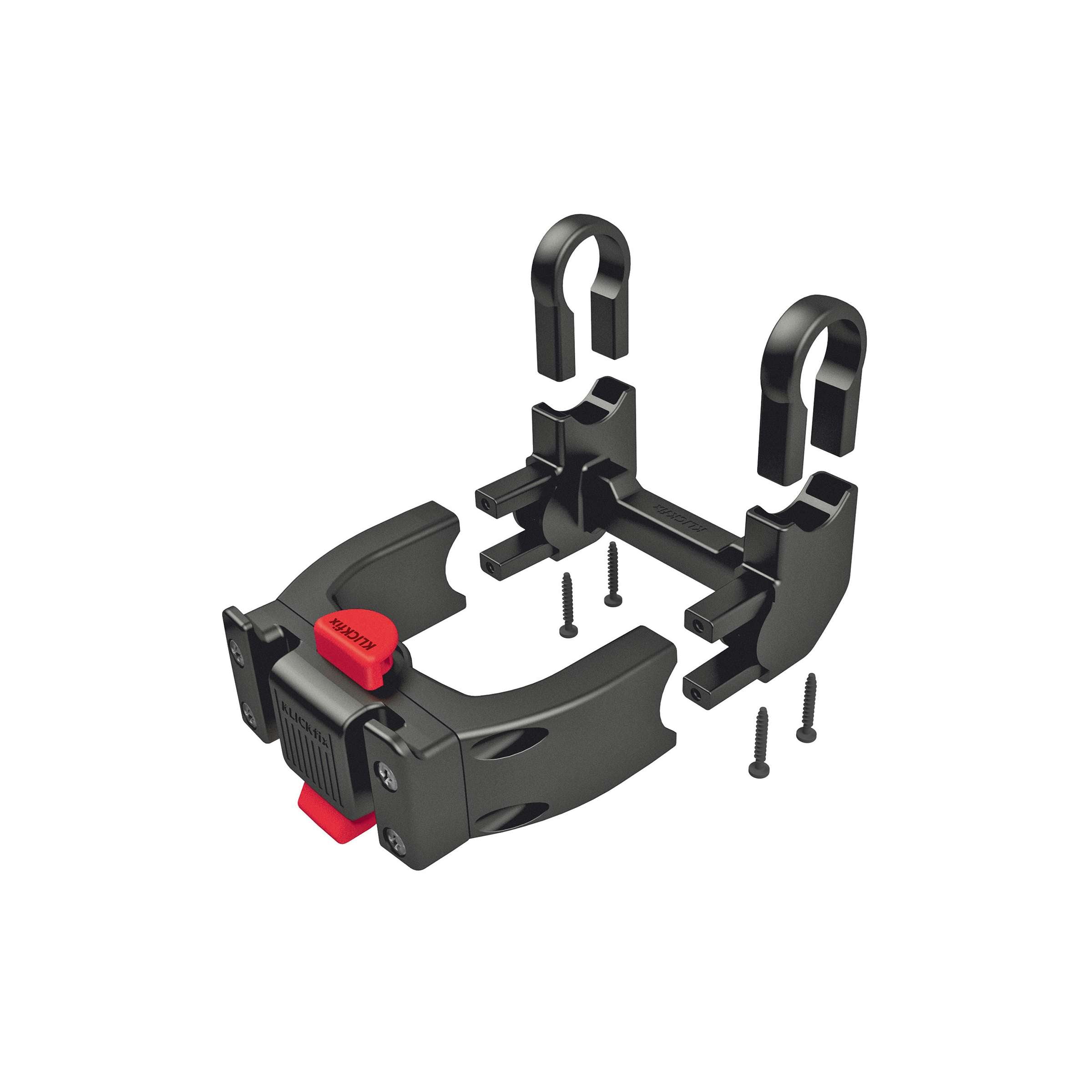 Klickfix adapterset e 90° zwart