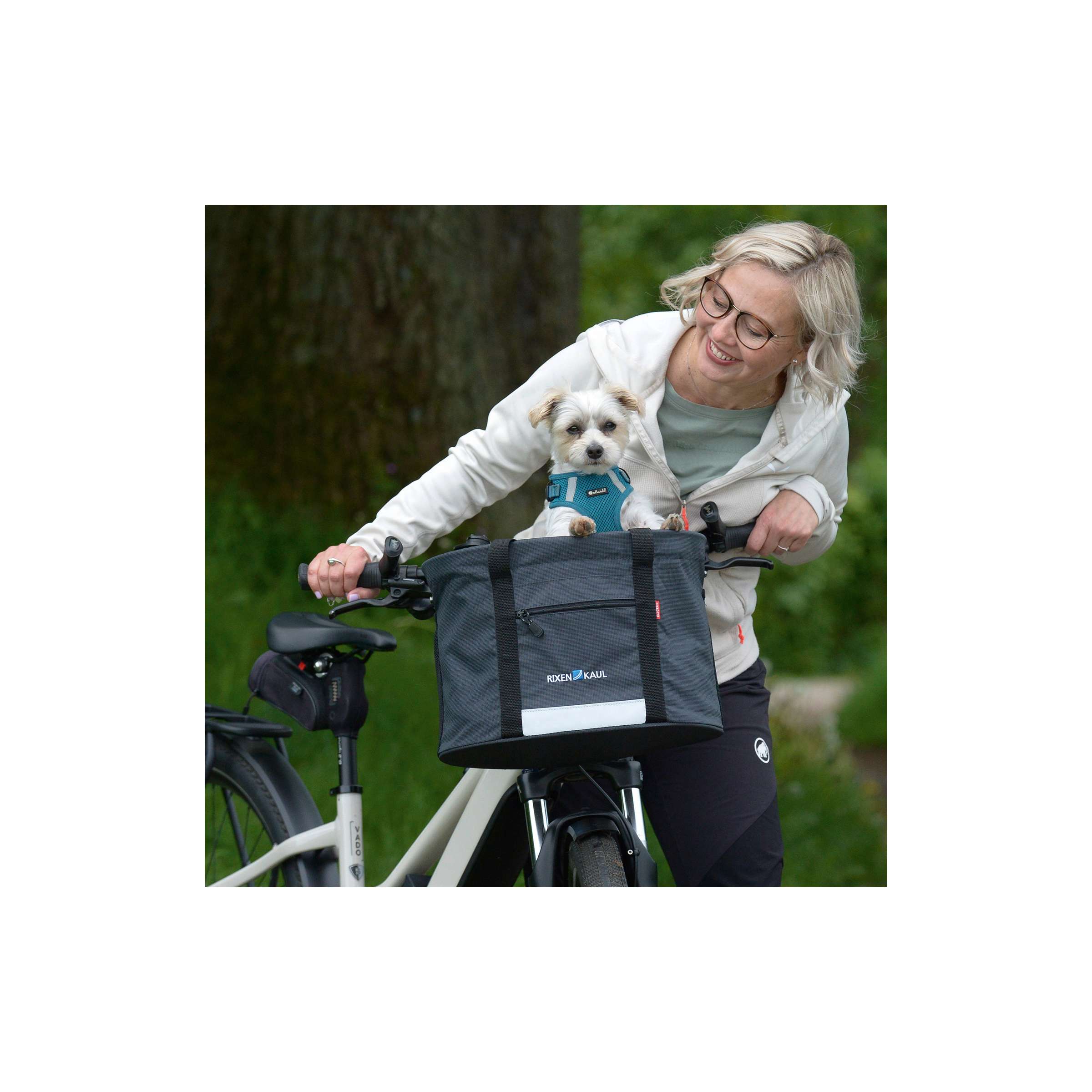 Rixen kaul mandtas doggy basket bag r k doggy grey