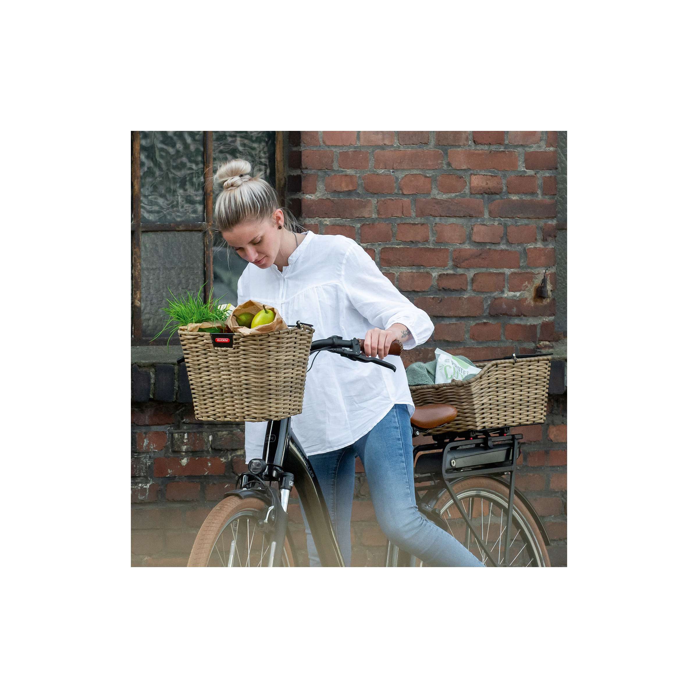 Klickfix mand structura 16l kf retro steengrijs