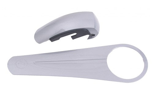 Gazelle kettingkast kap twoline midden geometrisch grijs