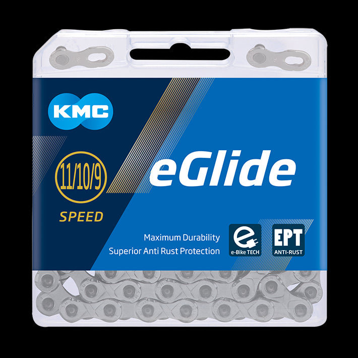 Kmc ketting eglide cues chains eglide ept 9 1 1 2 x 11 128 132gl f.cues