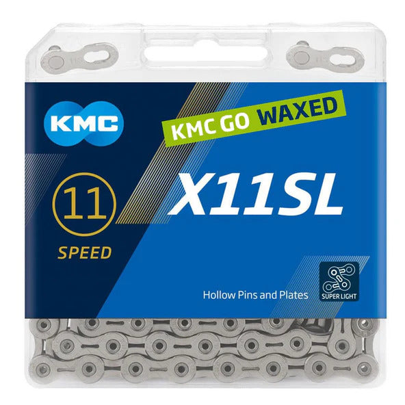 Kmc ketting x11sl zilver 118s gewaxt