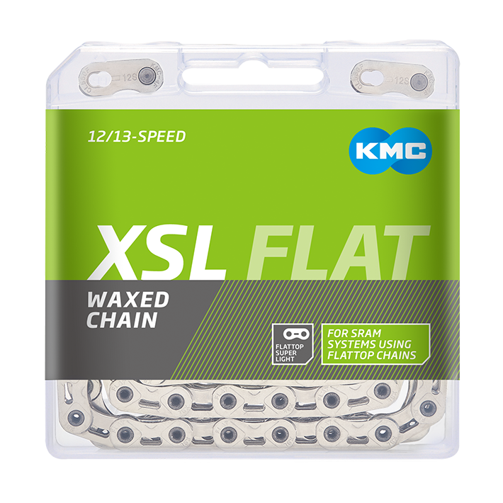 Kmc x-flat sl sil chain. 12 13 fach 126gl waxed
