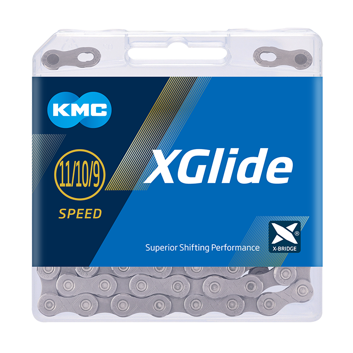Kmc ketting x-glide 9 11v ept 118s shimano cues