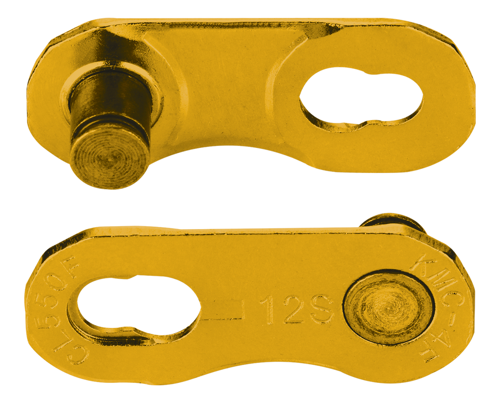 Kmc verschlussglied connector flatnr gold 2pcs card