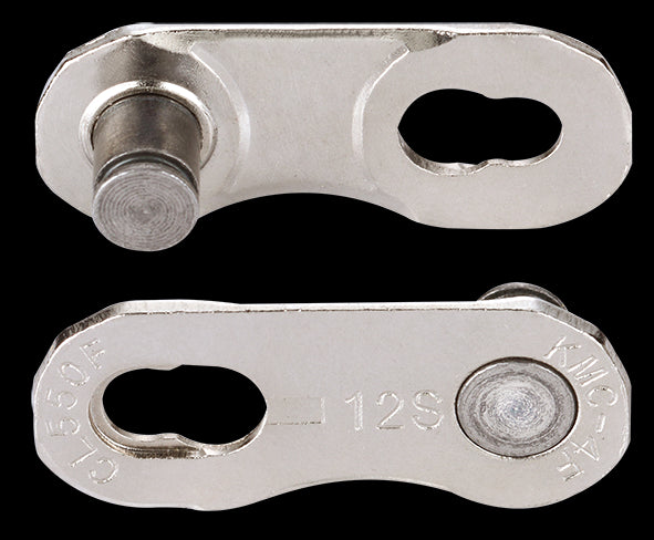 Kmc verbindingsschakel connector flatnr silver 2pcs card