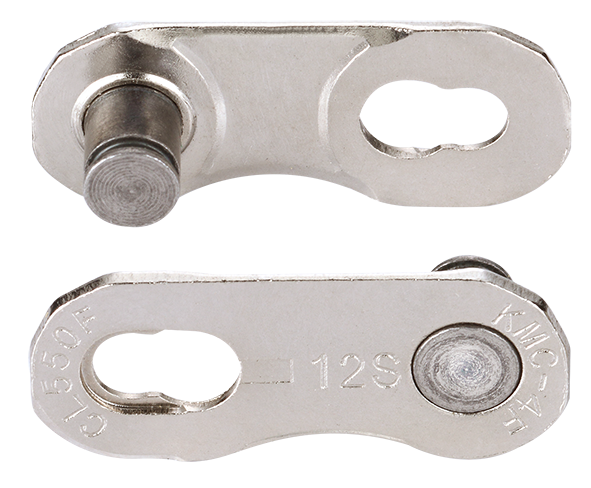 Kmc verbindingsschakel connector flatnr silver 2pcs card