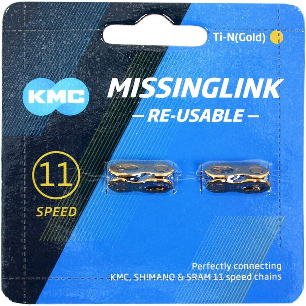KMC MISSING LINK 11R Ti-N Goud 5.2mm - Zilver