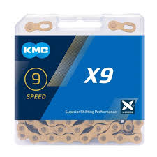 KMC Fietsketting X9 Ti-N Goud 114 schakels