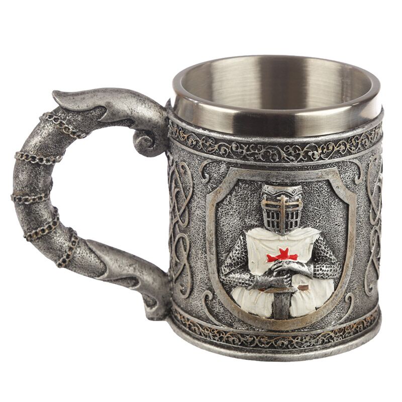 Decoratieve ridder drinkbeker