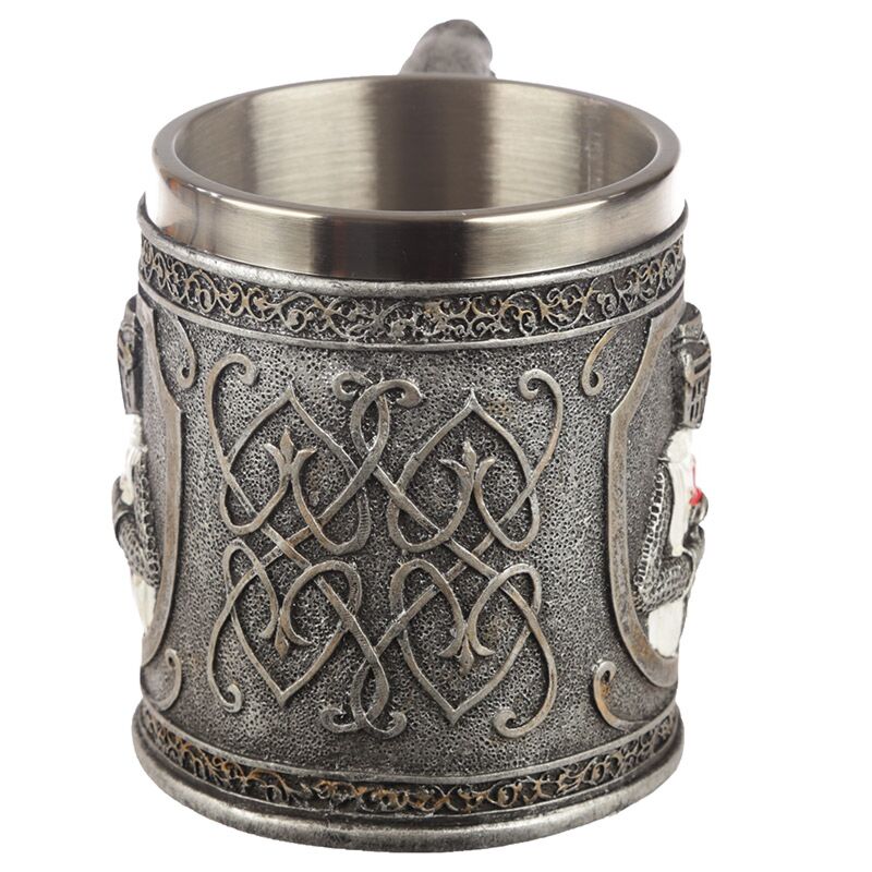 Decoratieve ridder drinkbeker