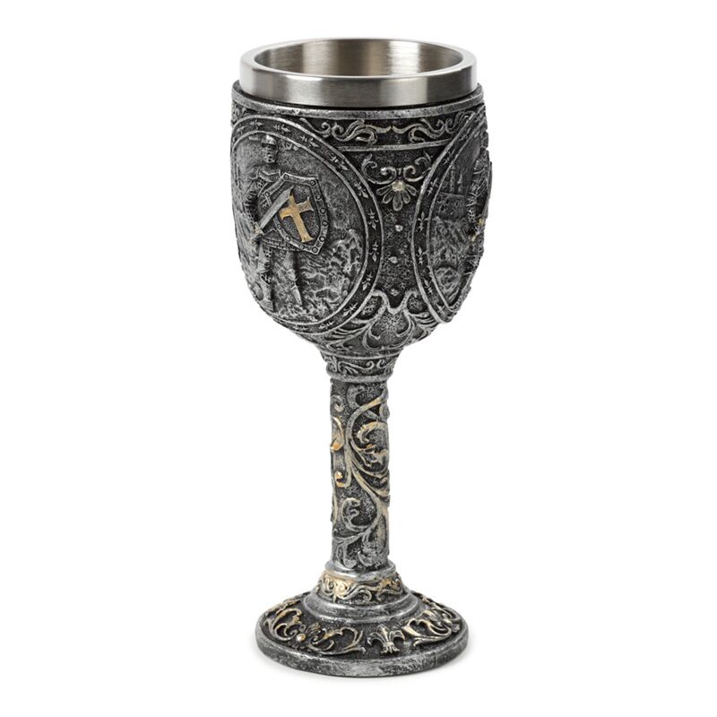 Decoratieve ridder kasteel kelk