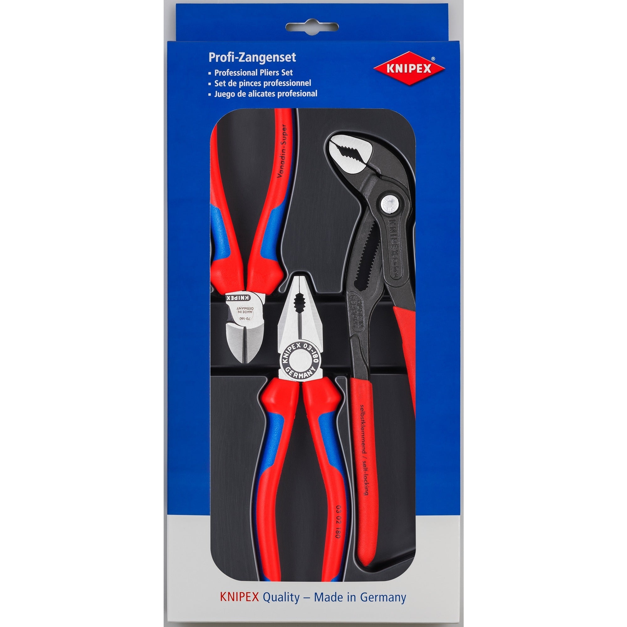 KNIPEX KNIPEX Tangenset 00 20 09 V01