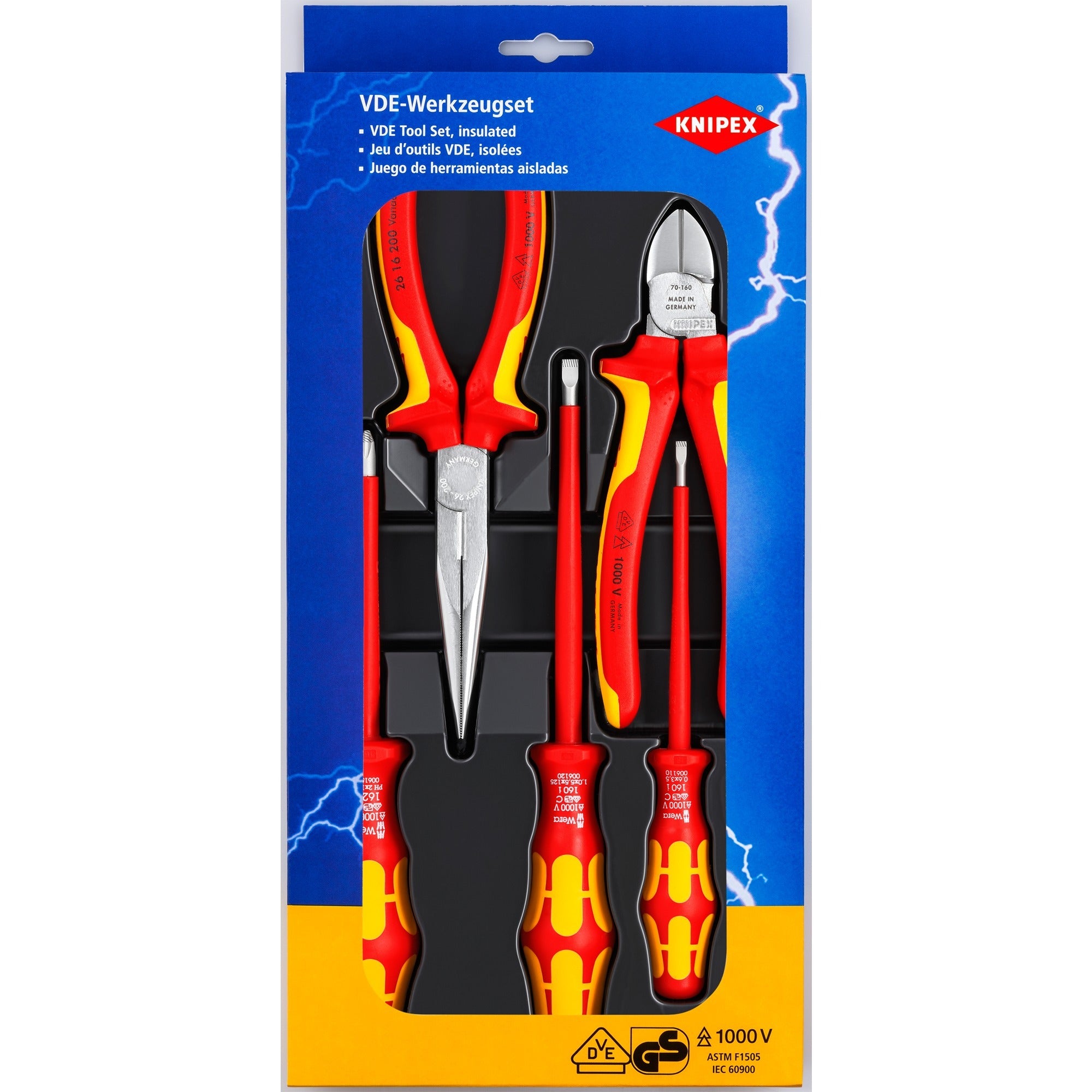 KNIPEX KNIPEX VDE-gereedschapset 00 20 13