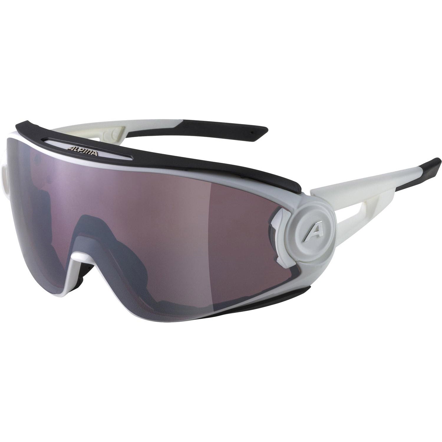 Lunettes Alpina 5W1NG blanc mat Q+CMR