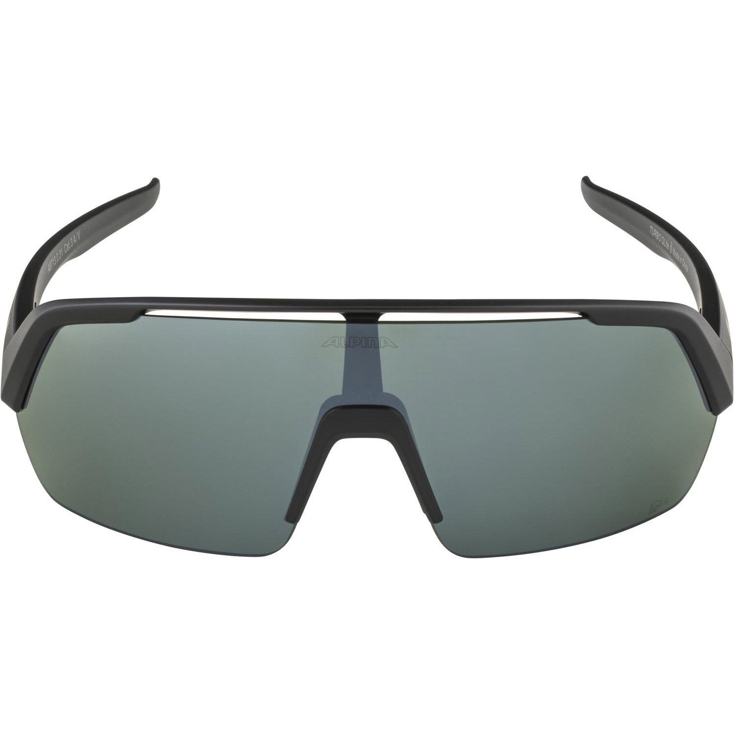 Olympische sportkleding alpina sports sportbril turbo-hr q-lite zwart