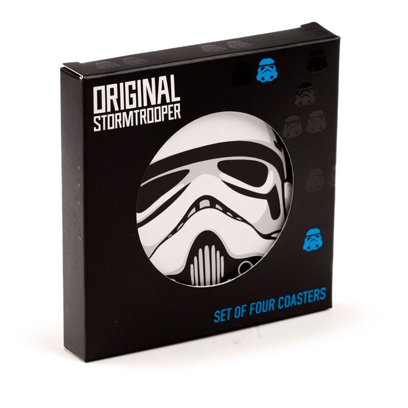 De originele Stormtrooper set met 4 onderzetters