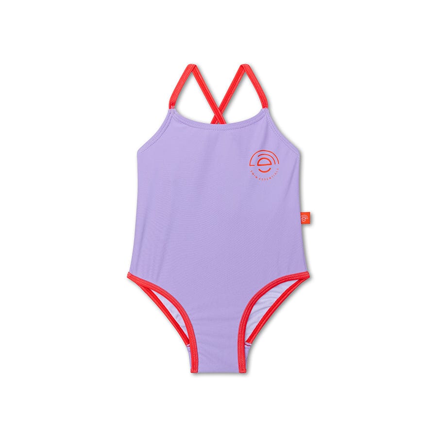 Iconische tonen | paars meisjes uv-badpak