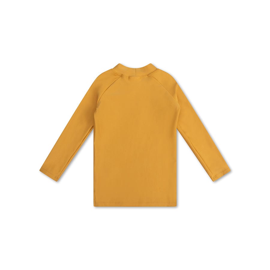 Zuivere tonen | geel uv zwemshirt met lange mouwen
