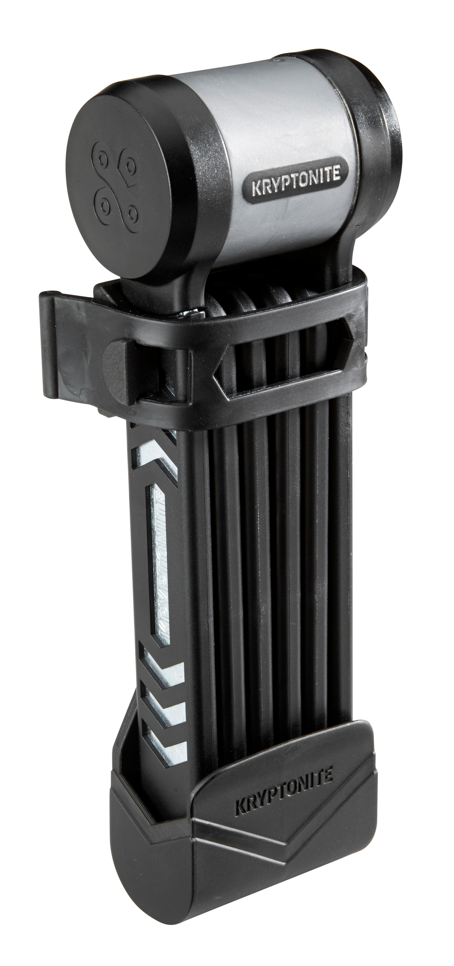 Kryptonite vouwslot met houder kryptolok 85 cm staal zwart