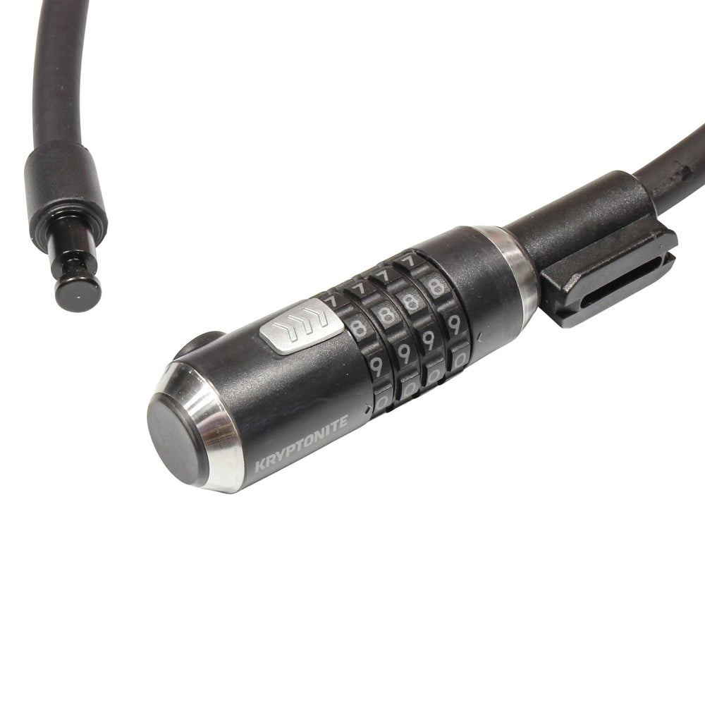 Kryptonite kryptoflex 1218 cijferslot – kabelslot – spiraalkabel met combinatieslot – veelzijdig slot – 180 cm – staal – zwart