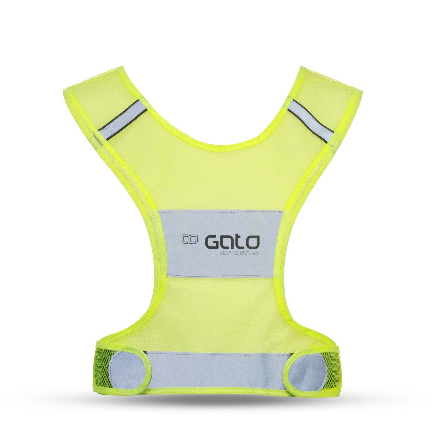 Gato X vest reflecterend neongeel groot