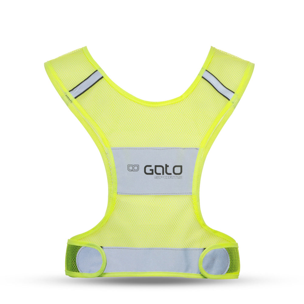 Gato Kids x-vest veiliger neongeel klein