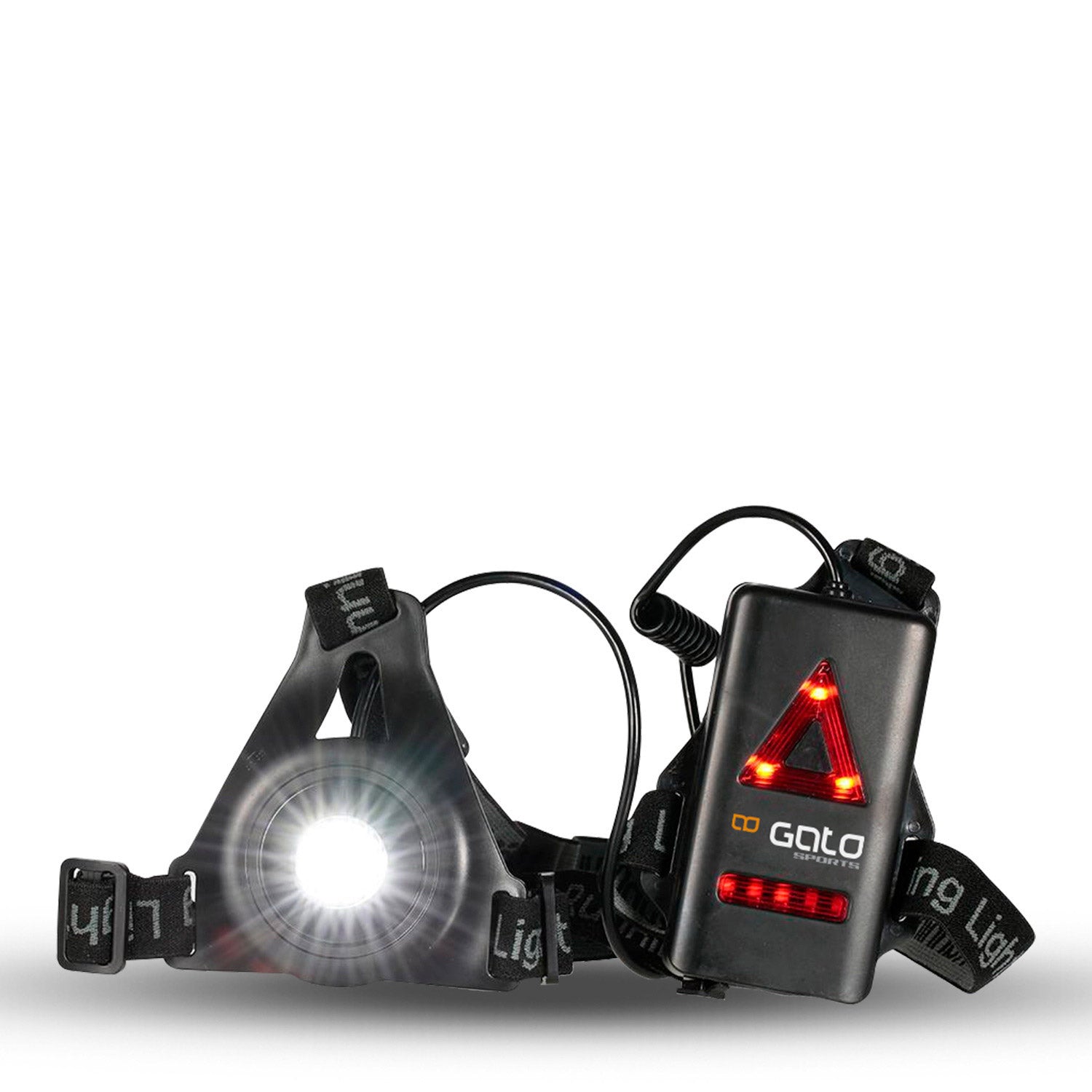 Gato high-viz borstlamp usb zwart one size