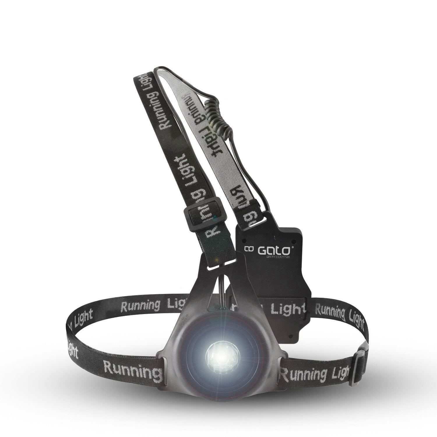 Gato high-viz borstlamp usb zwart one size