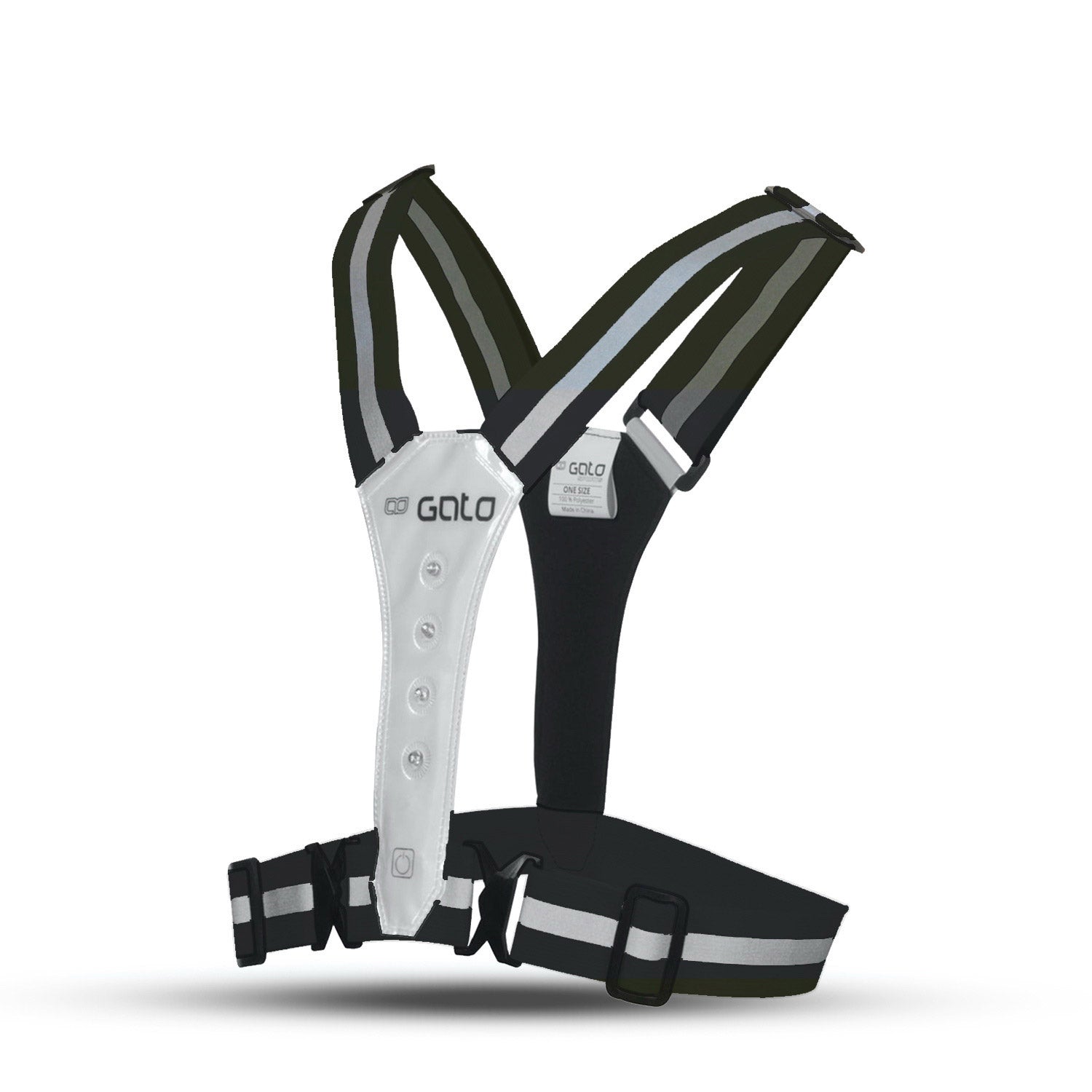 Gato safer sport led vest antraciet one size