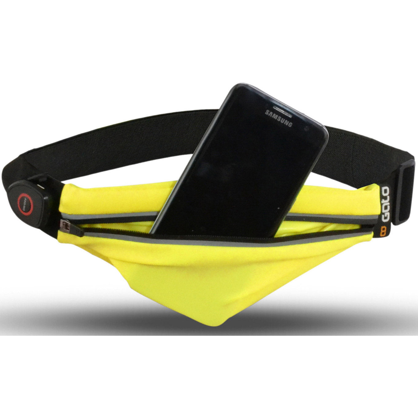 Outwet gato sport usb led belt waterproof neon yellow onesize
