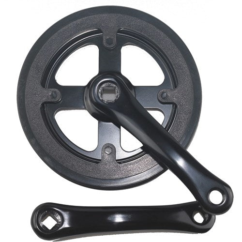 Hulzebos cycle parts b.v. lasco crankset 32t 155mm dubbele beschermrand zwart