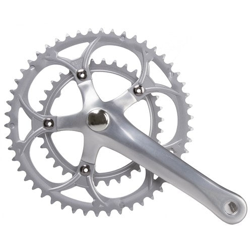 Pédalier course double 52 42t alu 9v (110mm)