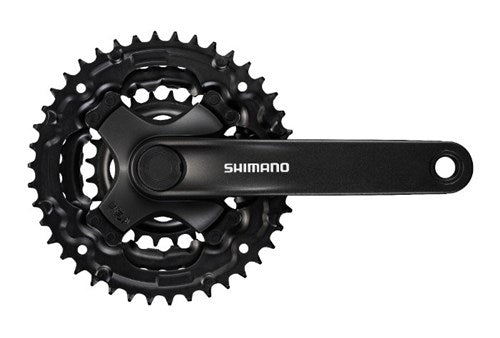 Shimano pédalier tournoi ty501 6/7/8v 42x34x24t 175mm noir